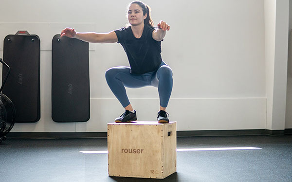 Rouser plyoboxes box jumps