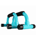 Blue Rouser Fitness Training Non-slip Push Up Bar Stands Factory