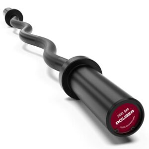 EZ Curl Barbell Bar Rouser