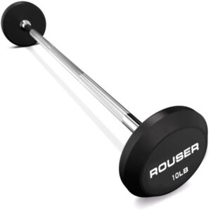 Rouser 10LB Fixed Barbell Bar