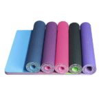 Rouser Eco-friendly Foldable Fitness TPE Yoga Mat