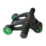 Rouser Green Portable Exercise Ab Wheel Roller