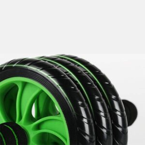 Rouser Green Three Wheel Ab Roller Wheel Muscle Exercise Equipment