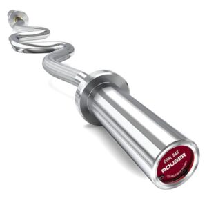 Rouser Hard Chrome Super Curl Barbell Bars