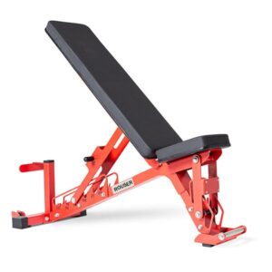 Rouser Red Multi-functional Adjustable Dumbbell Bench For Gym Fitness Equipment