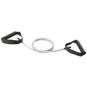 Rouser White Tension Rope Puller For Stretching Fitness Exercise