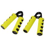 Yellow Rouser Padded Hand Grips Strengtheners