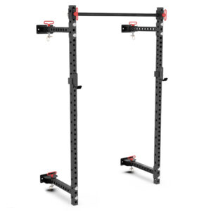 Rouser Black Foldable Wall-Mounted Squat Rack