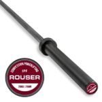 Rouser Black Zinc IPF Powerlifting Competition Barbell Bar