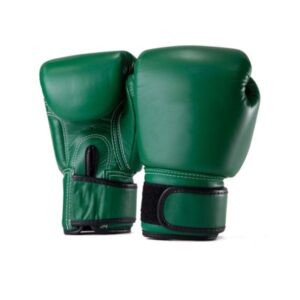 Rouser Green Leather Boxing Punching Gloves