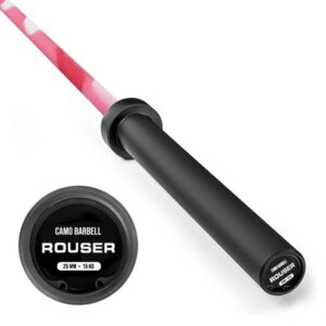 Rouser Pink Women Cerakote Camo Barbells