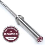 Rouser Stainless Steel IPF Powerlifting Competition Barbell Bar