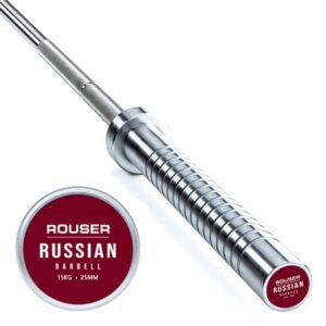 Rouser Women Russia 15kg Barbell Bar With Collars